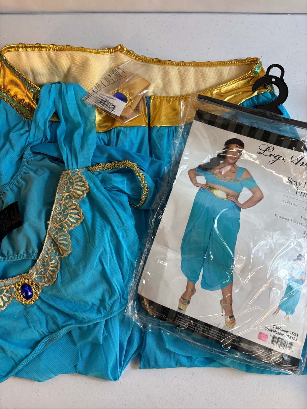 Aladdin Jasmine Plus Size Halloween Costume Size 1x/2X